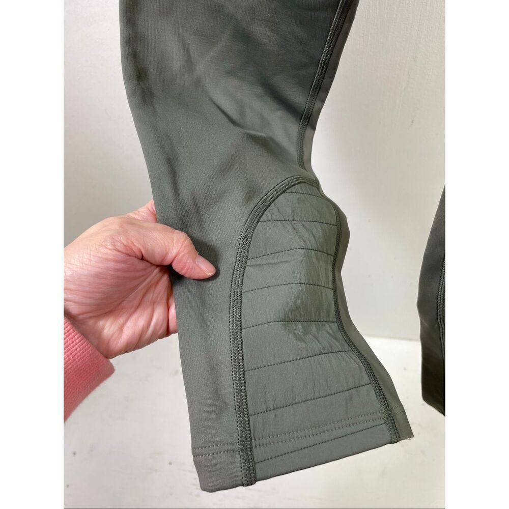 Athleta Olive Green Moto Quilted Leggings Size XS - Picture 5 of 6
